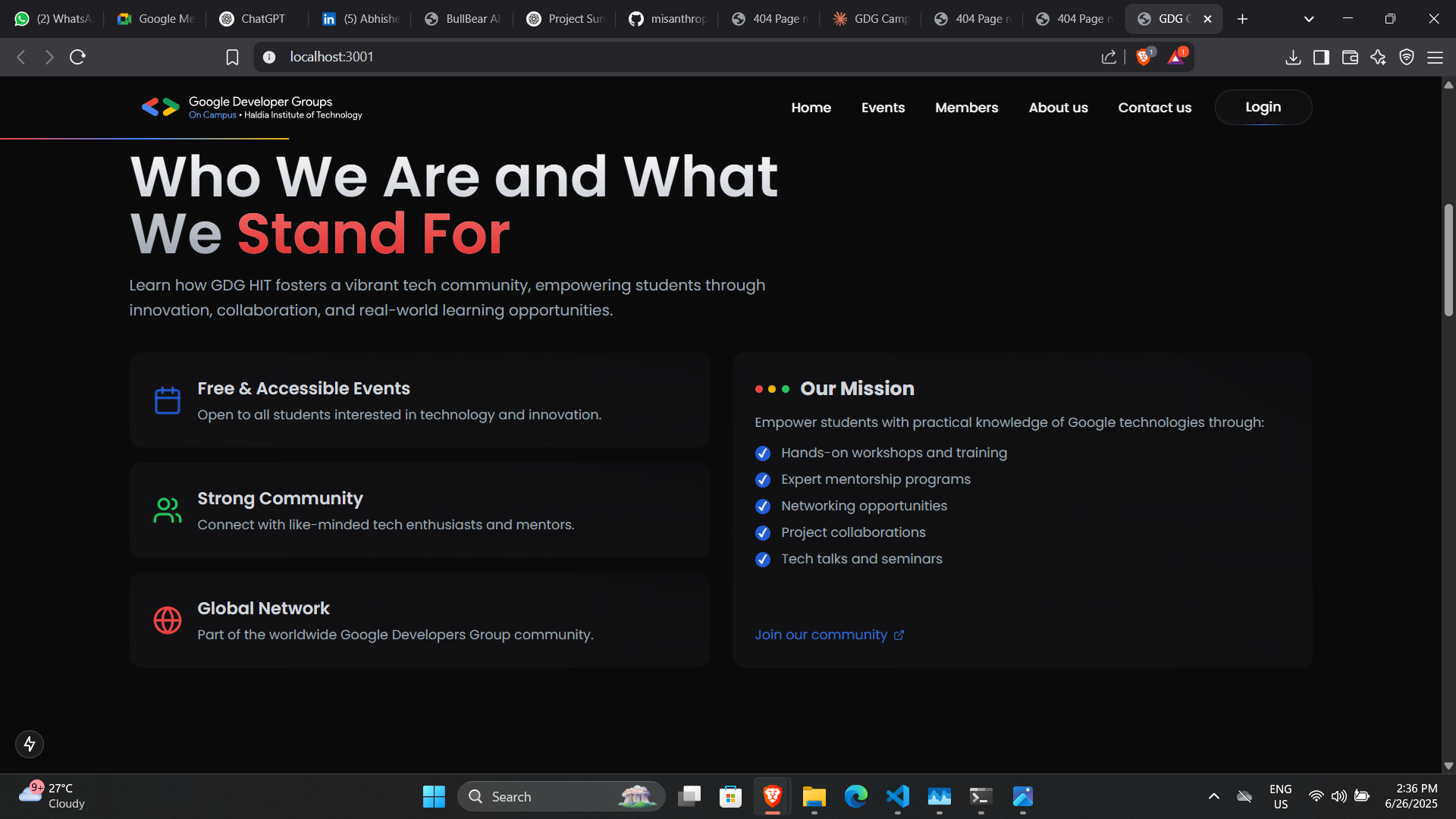 GDG Recruitment Management Platform screenshot 2